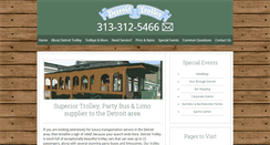 Desktop Screenshot of detroittrolley.com